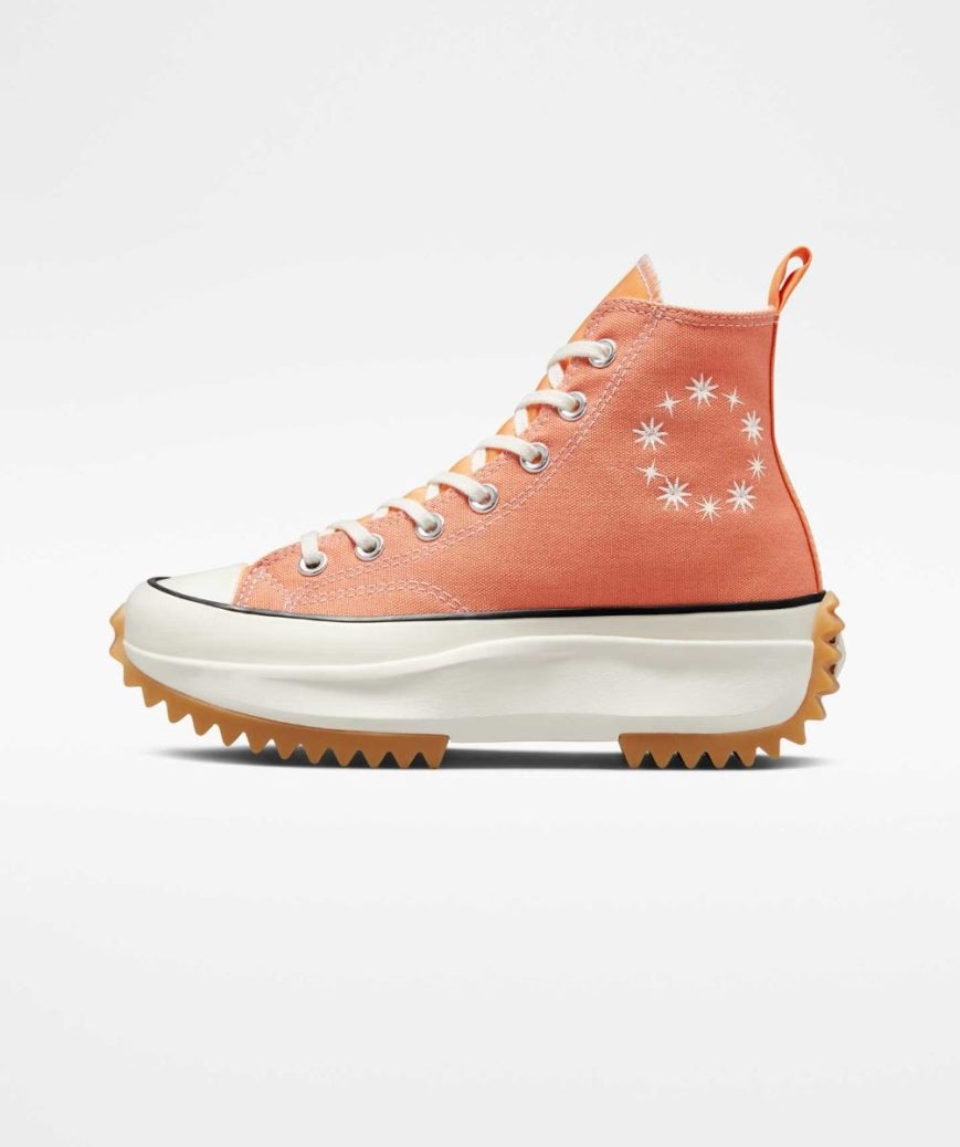 Zapatillas Altas Converse Run Star Hike Mujer Naranjas | PE 57E82W